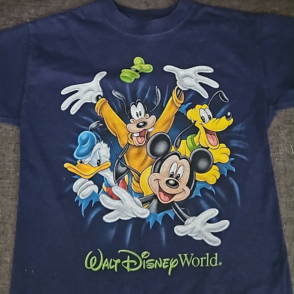 Disney Kids Navy Blue Character T-Shirt